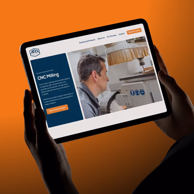 Arx website design mockup